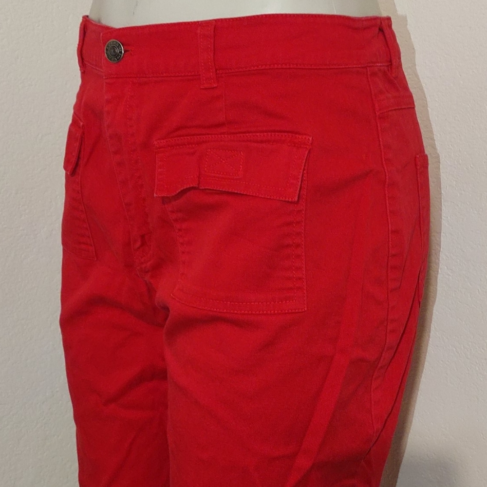4/$20 • ROCK & ROSE • Red Hot Cropped Capri Jeans - Picture 5 of 8